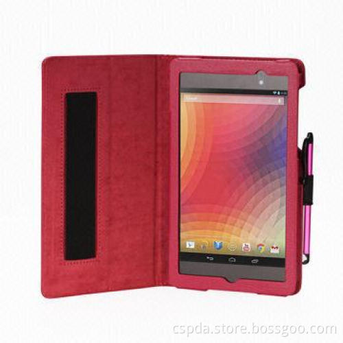 Folio Back Stand Leather Cases for Google Nexus 7 2nd Generation, Various Colors Available